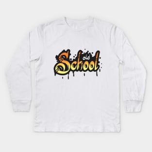 Old School Kids Long Sleeve T-Shirt